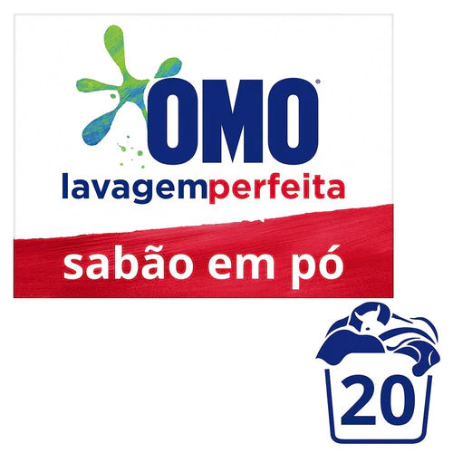Kit 6 Caixas de sabão Omo Em Pó - 800g Lavagem Perfeita + 2 Amaciante Downy Brisa de verão em galão 3 L