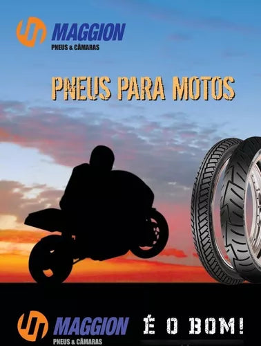Par Pneu Moto Maggion Cg Titan Fan Yes 2.75-18 90/90-18 C/c