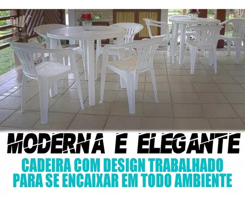 Jogo De Mesa E Cadeira Tramontina 5 Peças 1 Mesa 4 Cadeiras